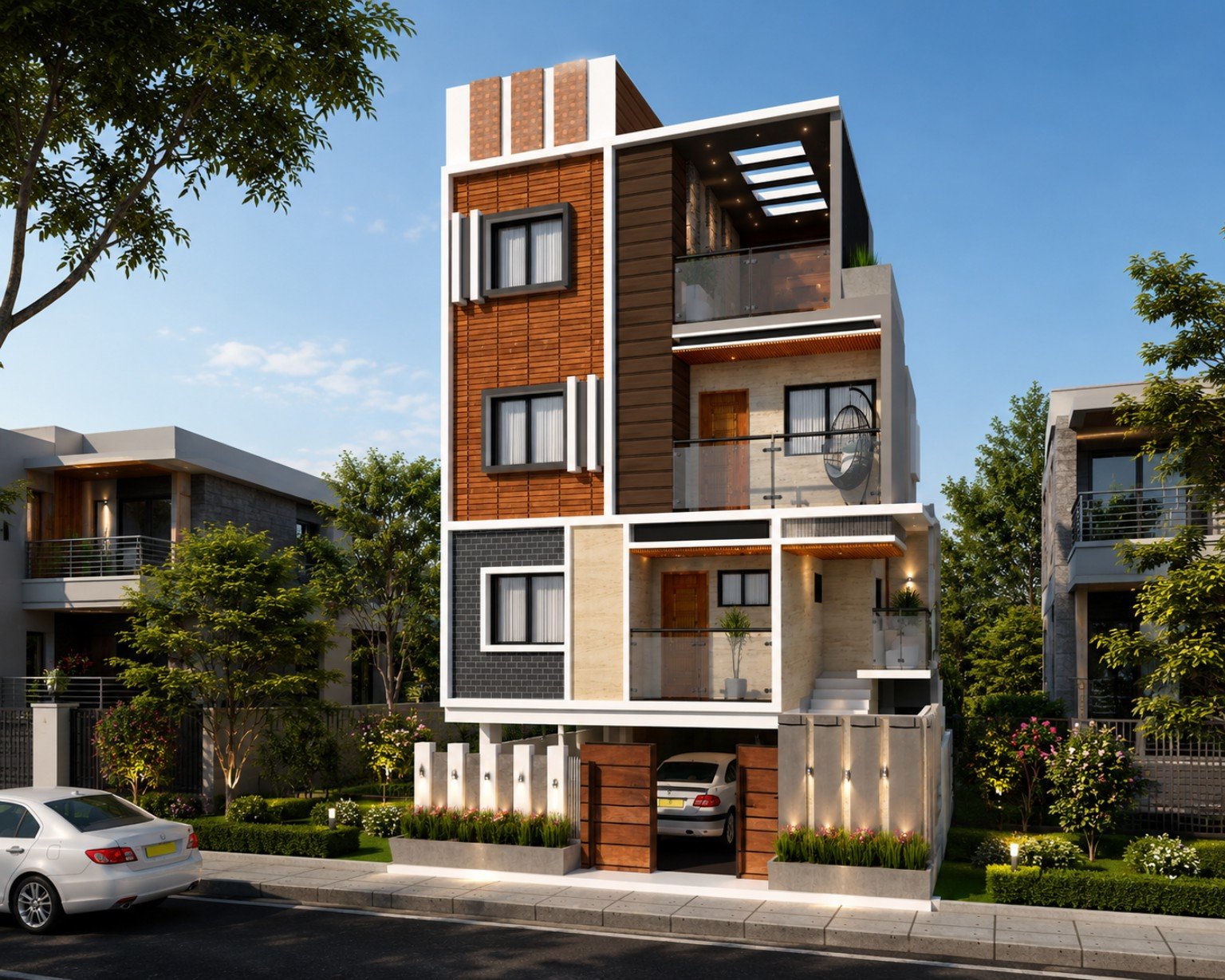 Compact residence