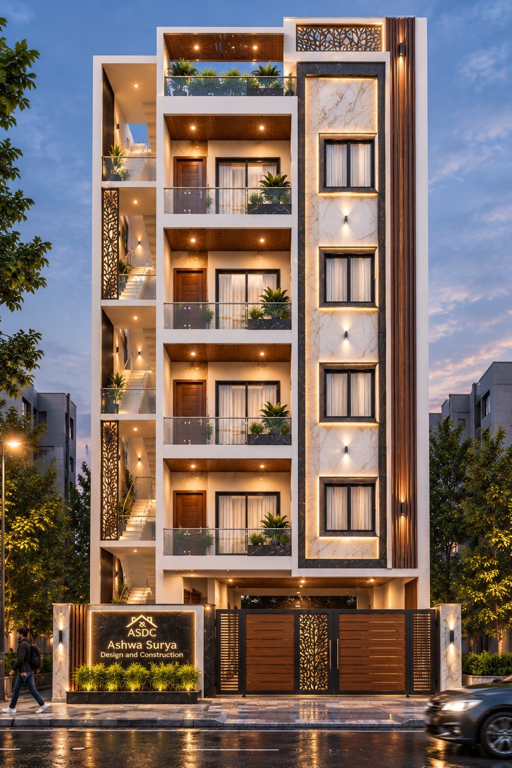 Multi-storey residence